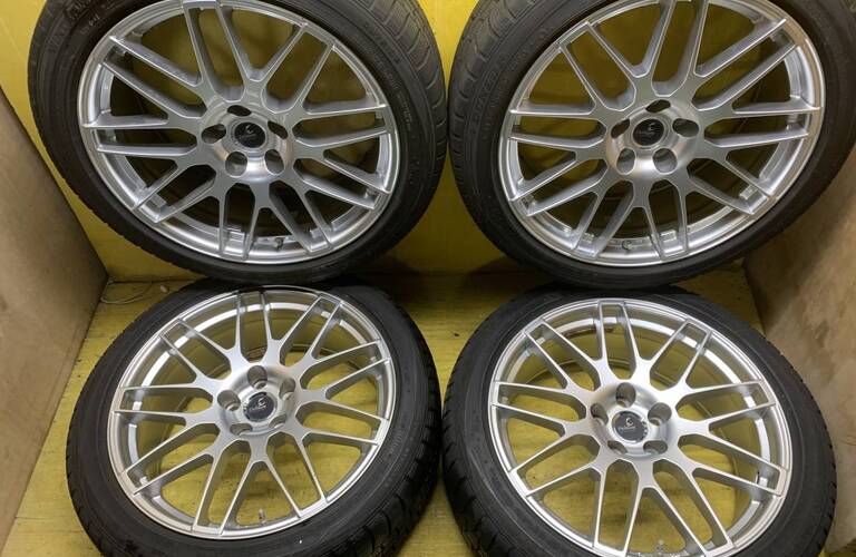 ダンロップ WINTER MAXX DSST WM01 245/45R20 99Q ランフラット　Weds Delmore レクサス　LS 
